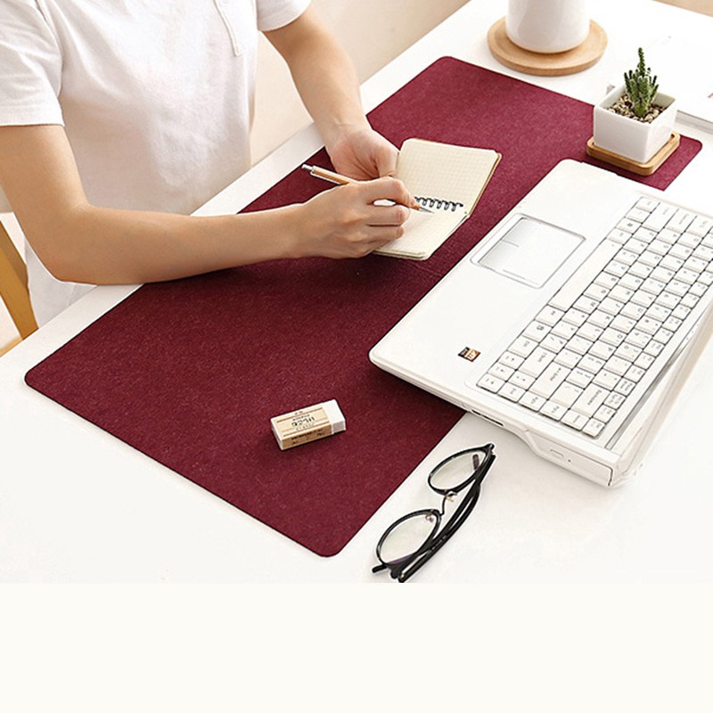New Simple Version Of Felt Non Woven Hand Warmer Mouse Pad Desk
