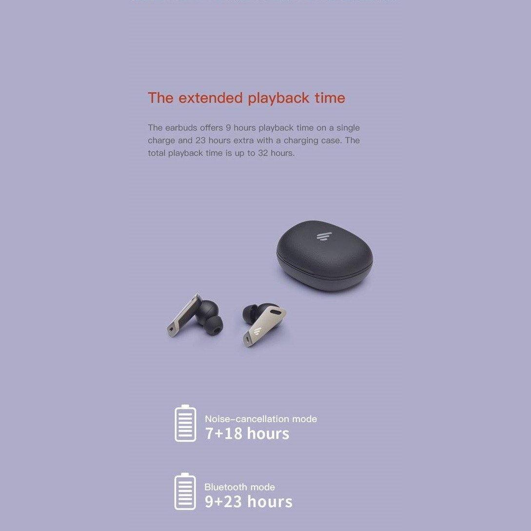 edifier tws nb2 true wireless active noise canceling earbuds