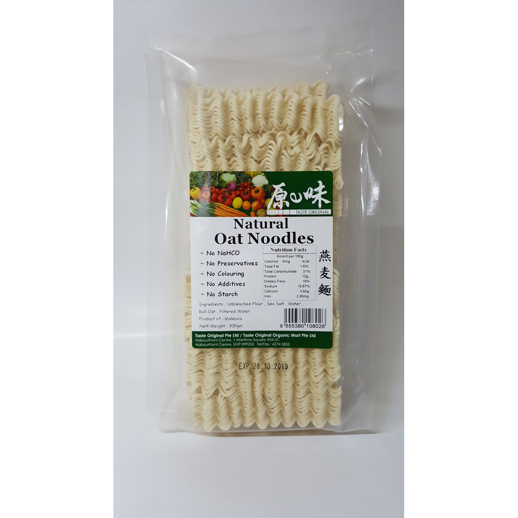 Taste Original Natural Oat Noodles, 300g By TORIG [Malaysia] Shopee