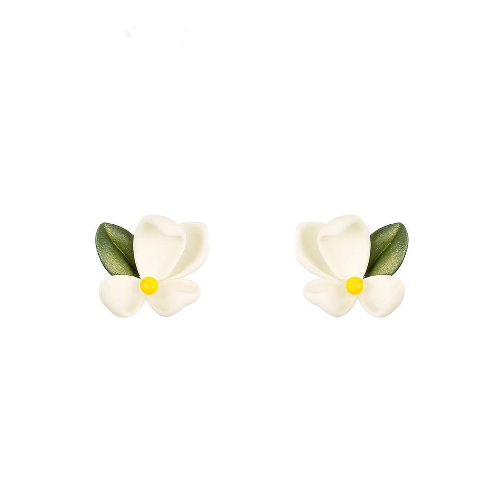 Image of Asymmetrical Gardenia Tassel Earrings Female Summer Mori Lady Pearl 2022 New Style 58wf6.sg #6
