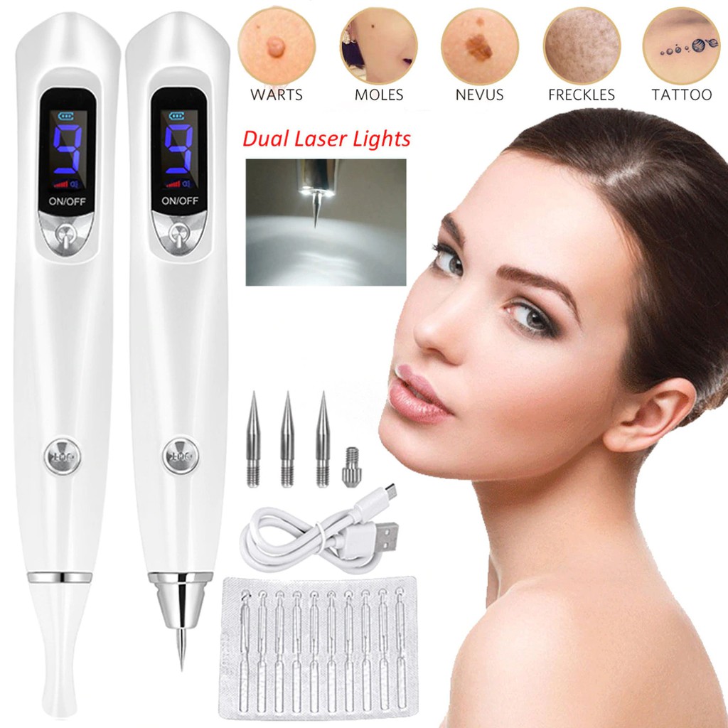 LED Light Facial Wart Spot Blackhead Blemish Remover
