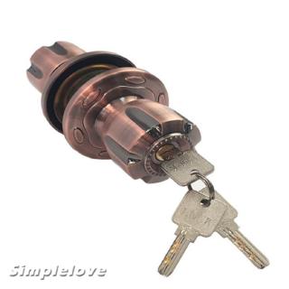 Stainless Steel Deadbolt Privacy Lock Batoom Bedroom Door Knob