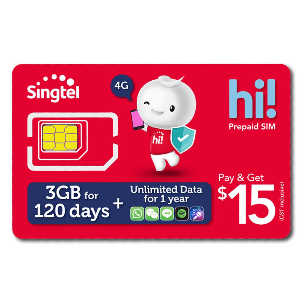 SGD15 hi SIM Card | Shopee Singapore