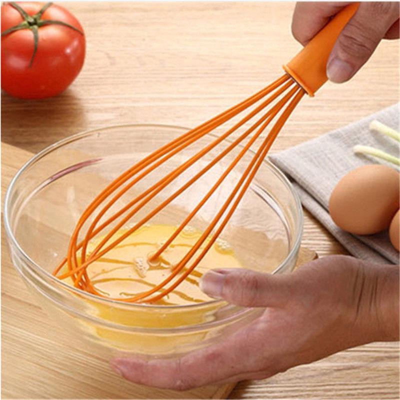 Silicone Egg Cooking Eggbeater Foamer Wisk Cooking Blender + PP