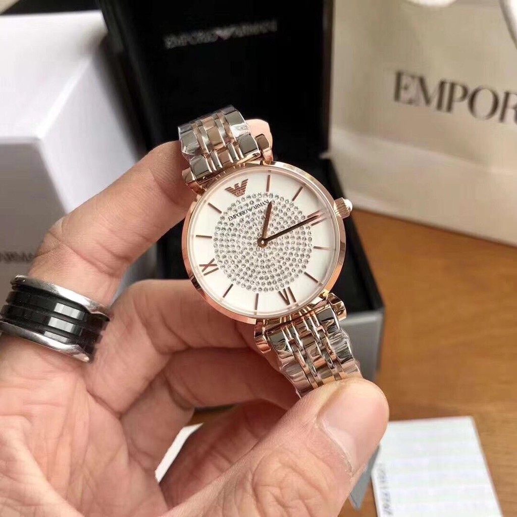 ARMANI starry diamond female watch 