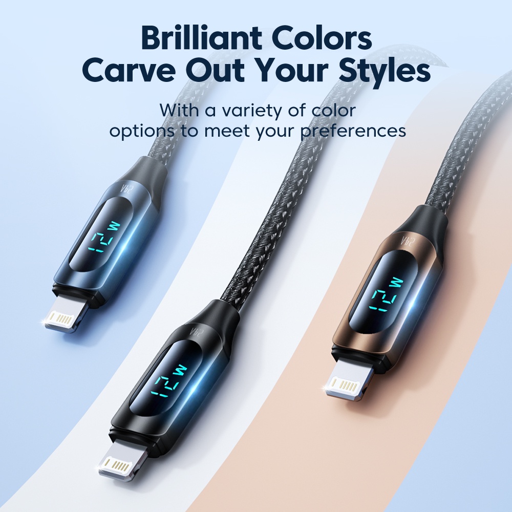 Toocki Type C to Type C Cable 100W PD Super Fast Charging Cable Digital Display For Samsung Xiaomi Type C USB Data Wire Cord