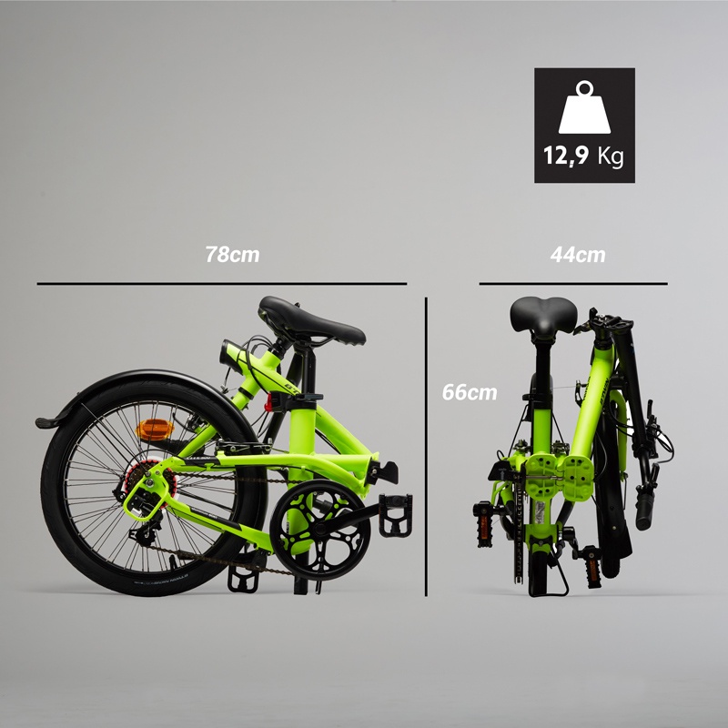 decathlon foldable bike