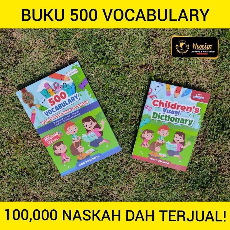 English Book 500 Vocabulary Free Children S Visual Dictionary Buku Vocabulary Grammar Buku Inggeris Upsr Free Gift Shopee Singapore