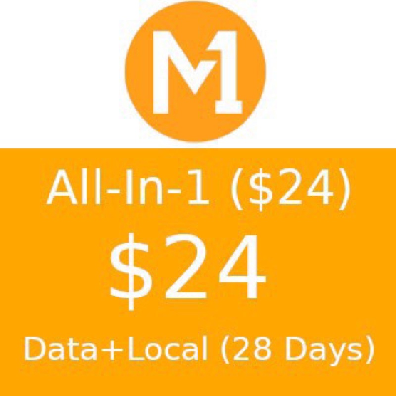 M1 25 All In 1 Top Up Shopee Singapore