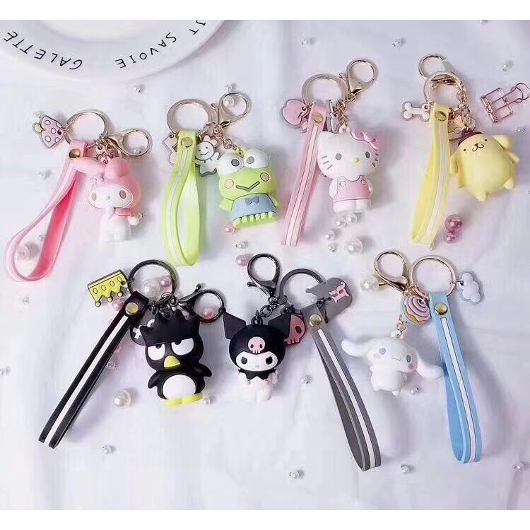 New hello kitty key chain flexible toy key chain new in package 