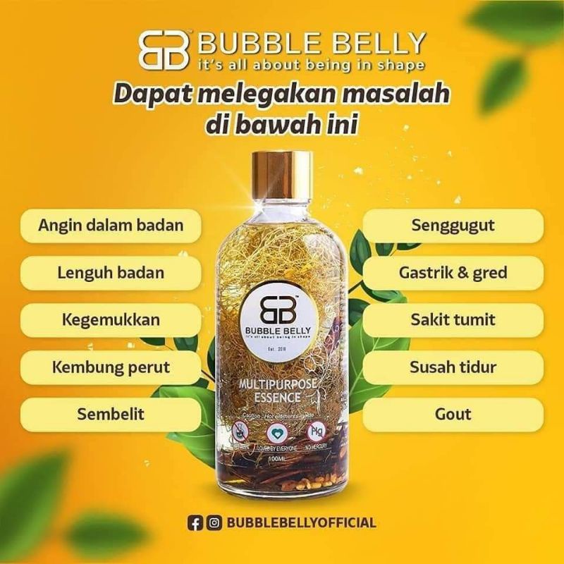 Bubble Belly Oil Multipurpose Massage Oil With Vit E Instock Shopee Singapore