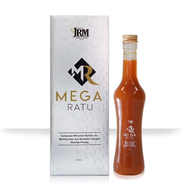 JRM Mega Ratu 300ml MEGA RATU BY JAMU RATU MALAYA botanical drink formulated with Jus Markisa, Jus Stawberry, Pinang Extract specially for women’s’ health. Suitable for women: per-menopause, menopause and post menopause. Helps to balance the hormone