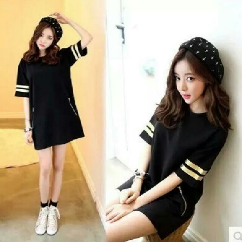 shirt dress korean style