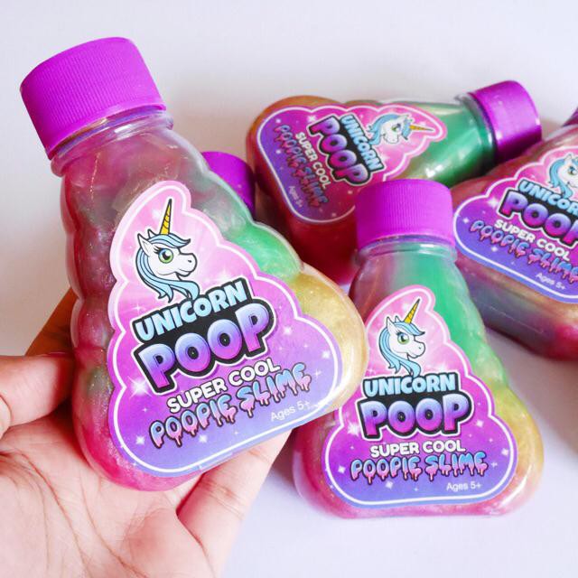 [SG Stock] Unicorn Galaxy Slime Glitter Poop Toy Kids Party Favor – >>> top1shop >>> shopee.sg