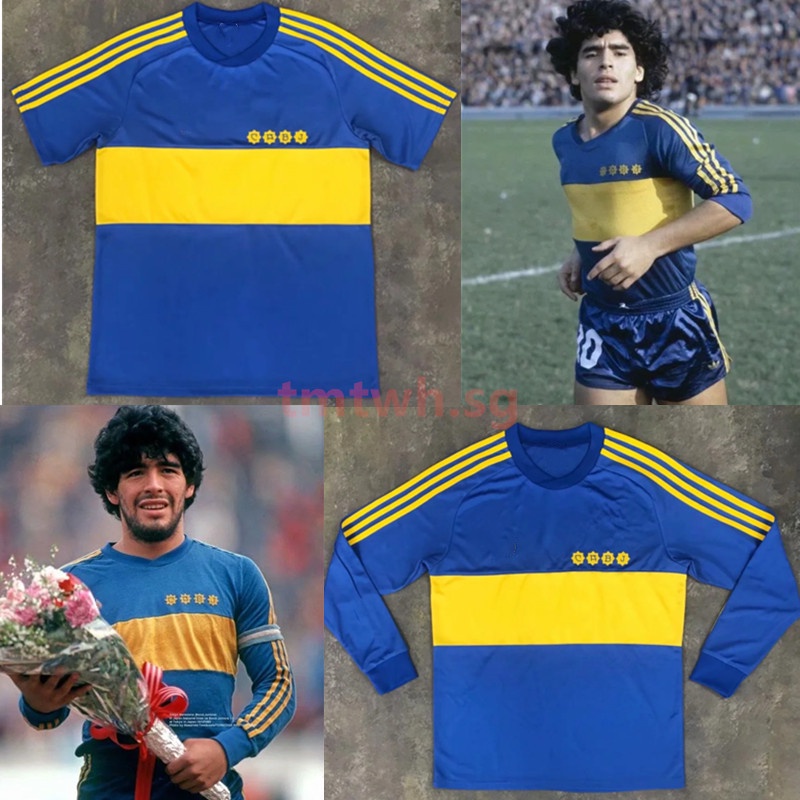 Boca Juniors Maradona 1981 Retro Soccer Jersey 