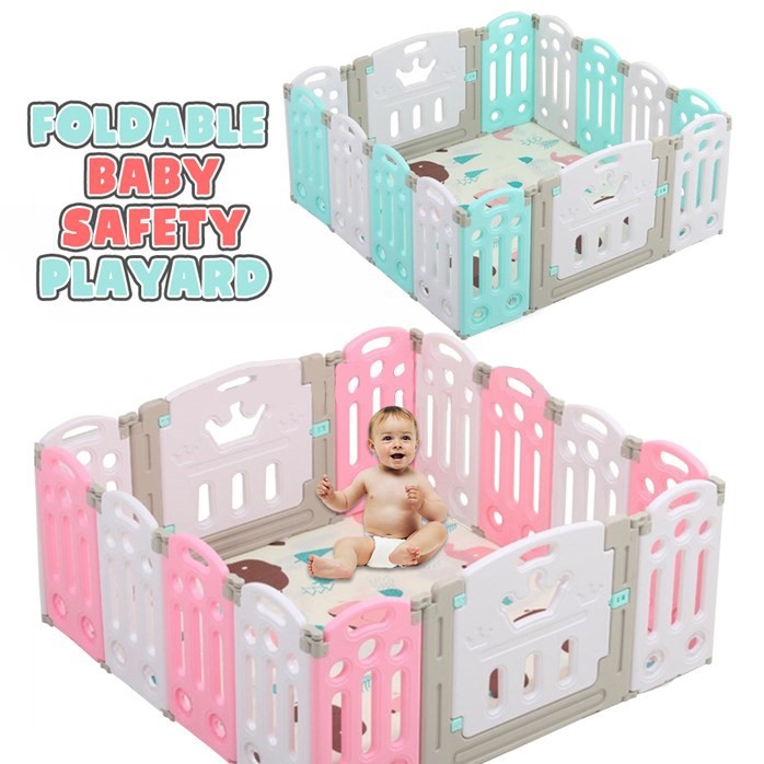 baby play yard with door