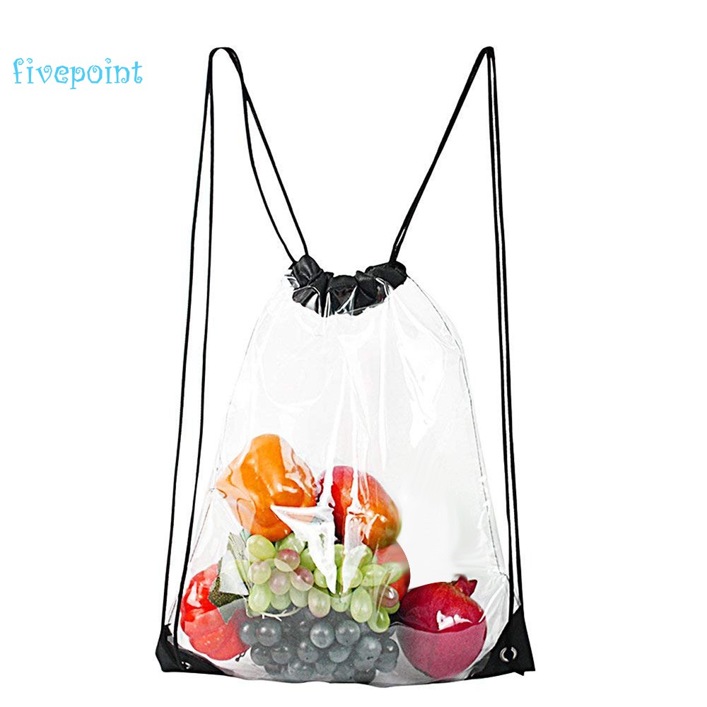 clear string bag