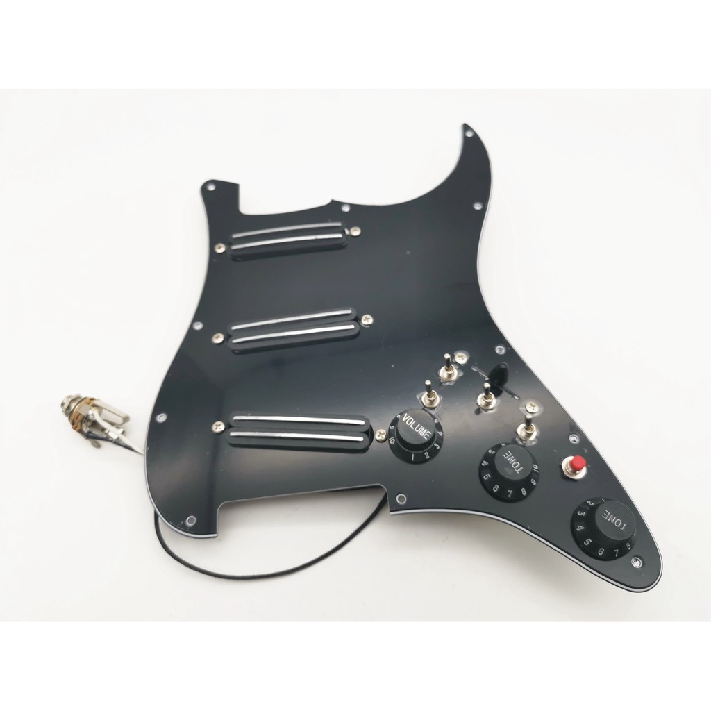 Prewired Multifunction Hot Rail Pickup Stratocaster Pickguard Double