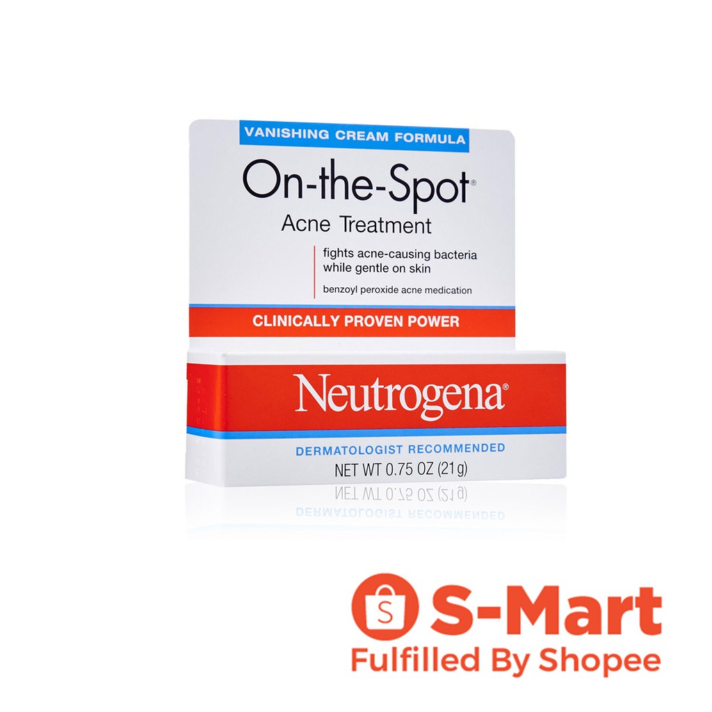 Neutrogena Vanishing Cream Formula On-the-Spot Acne Treatment 21g