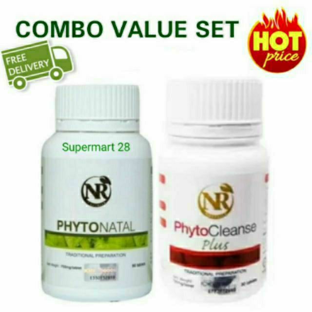 Shop Malaysia Nona Roguy Phytonatal 90 Tablets Nr Phyto Cleanse Plus 30 Tablets Shopee Singapore