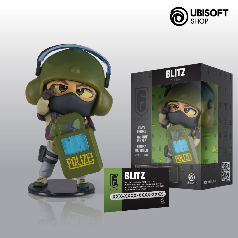 Rainbow Six Siege Six Collection Blitz Chibi Figurine Ubisoft Shopee Singapore