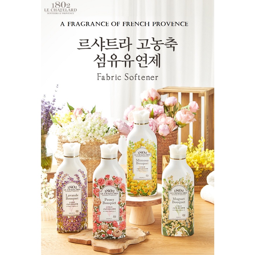 Korea 1802 LE CHATELARD Laundry Softener 1000mlFabric Fragrances