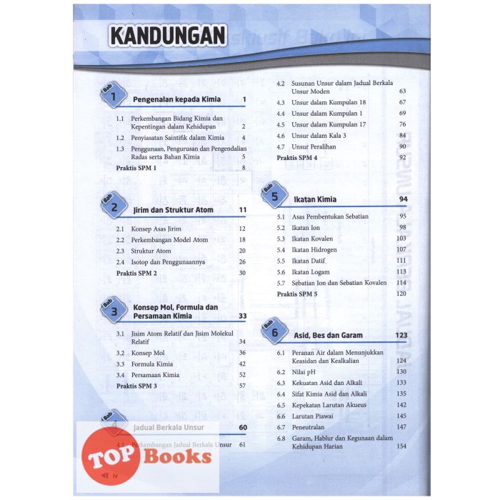 Topbooks Pelangi Focus Spm Chem Level 4 Kssm Shopee Singapore