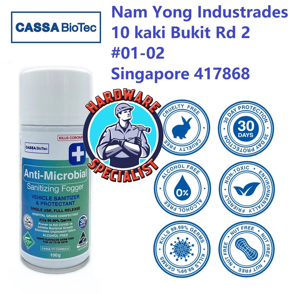 Cassa BioTec Hospital Grade Disinfectant Anti Microbial Sanitizing