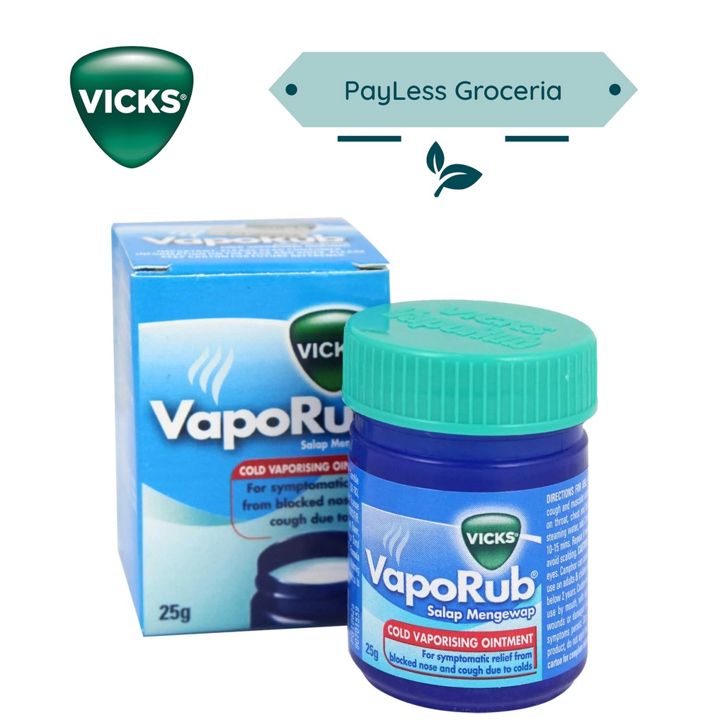 Vicks Vaporub 25 Gram Shopee Singapore