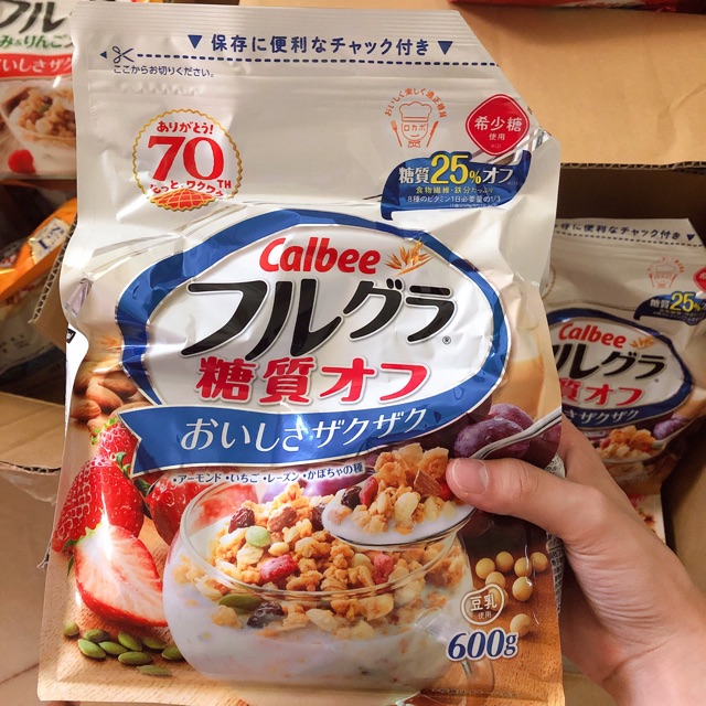 New Stock Calbee Original Cereal Granola Oat Grain Japan Original Choco Banana Less Sugar 800g 600g 卡乐比麦片 Shopee Singapore