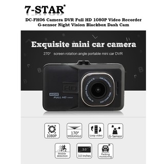 ORIGINAL FH06 Dashcam 3” Screen FRONT Car Camera Full-HD 1080P Car DVR Dashcam Recorder