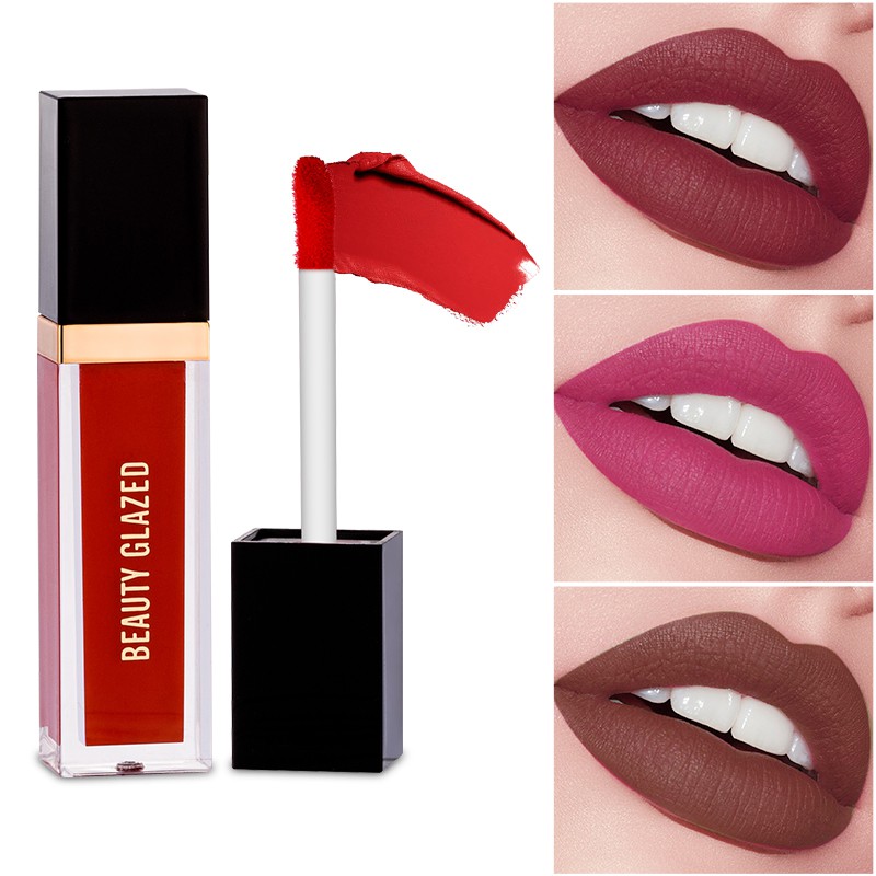 beauty glazed matte lipstick