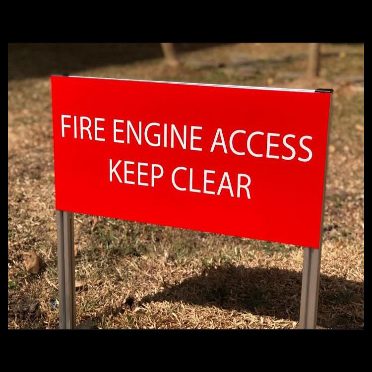 FIRE ENGINE ACCESS SIGN Shopee Singapore