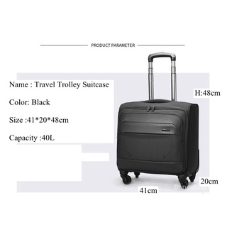 Luggage Men Travel Luggage Suitcase Business carry on Luggage Trolley Bags On Wheels Man Wheeled bags laptop Rolling Bag #8