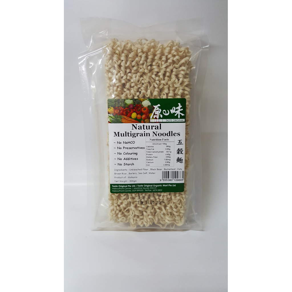 Taste Original Natural Multi Grain Noodles, 300g By TORIG [Malaysia