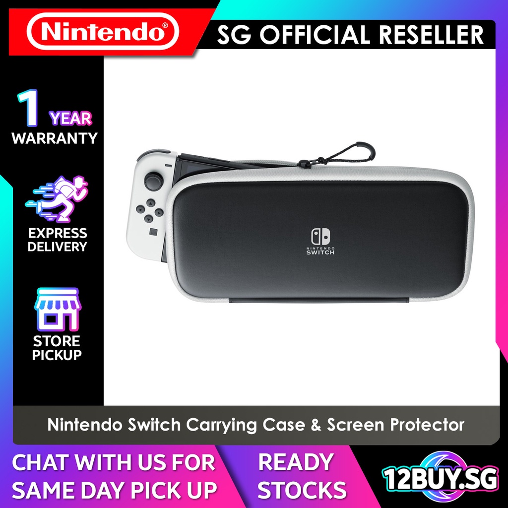Nintendo Switch Carrying Case & Screen Protector 12BUY.IOT