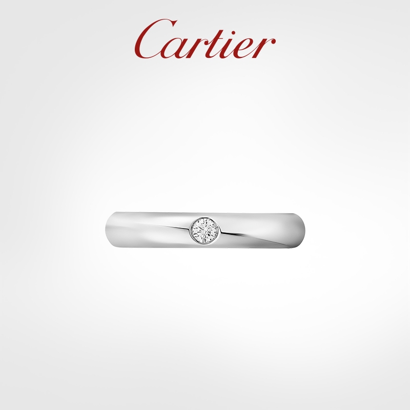Image of 2022 New Car tier 1895 Wedding Band Ring Platinum Diamond #2