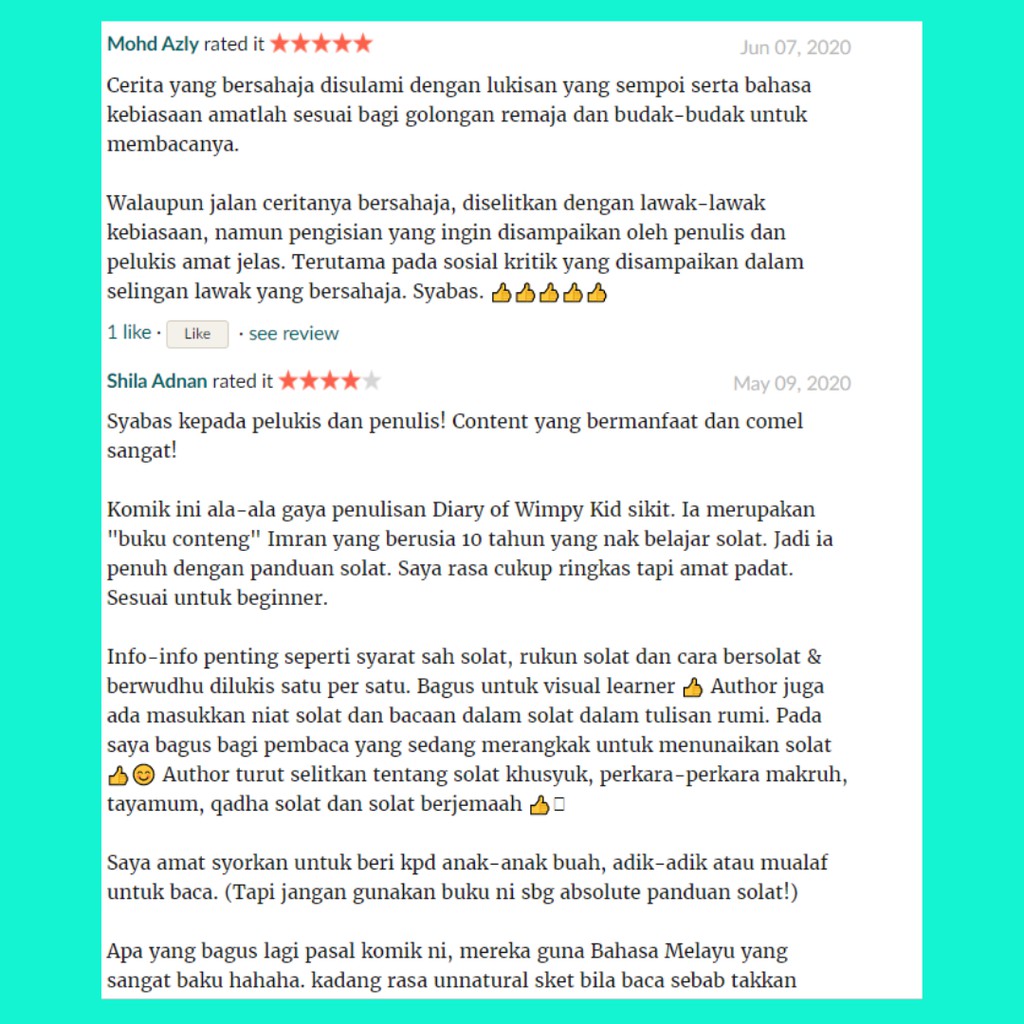 Comics Diary Conteng Imran Five Time Prayers Prayers Comics Of Children S Comics Islamic Shopee Singapore