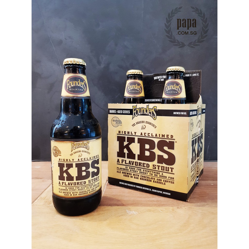 Founders Brewery KBS - Imperial Stout - US Craft Beer (4 x 355ml Bottle ...