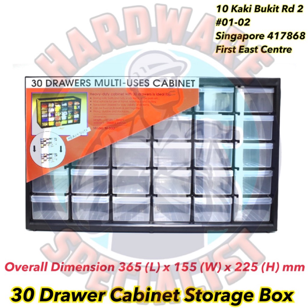 30 Drawer Multi Uses Cabinet Toolbox Storage Box Shopee