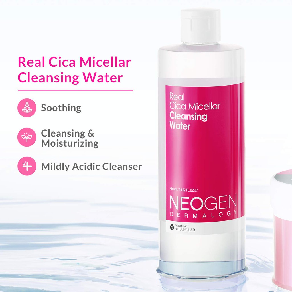neogen real cica micellar cleansing water