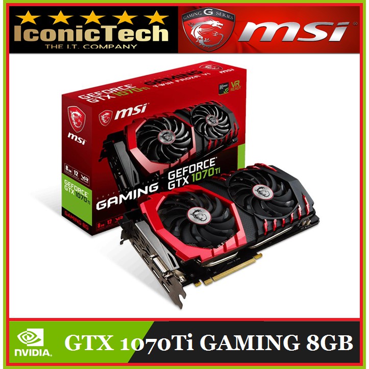 Msi Geforce Gtx 1070 Ti Gaming 8g Graphics Card Demo Set Shopee Singapore