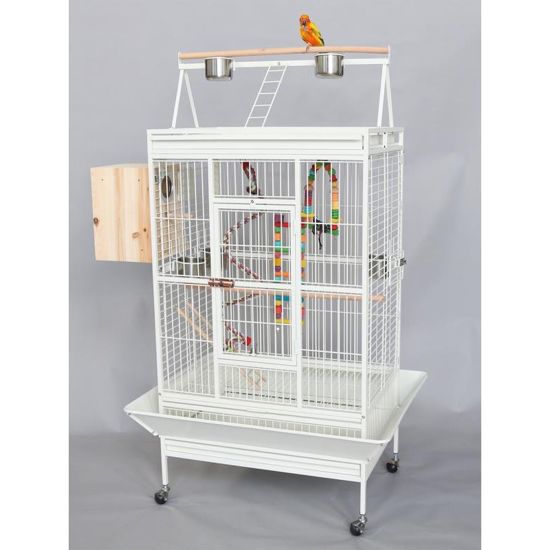 large metal parrot cage