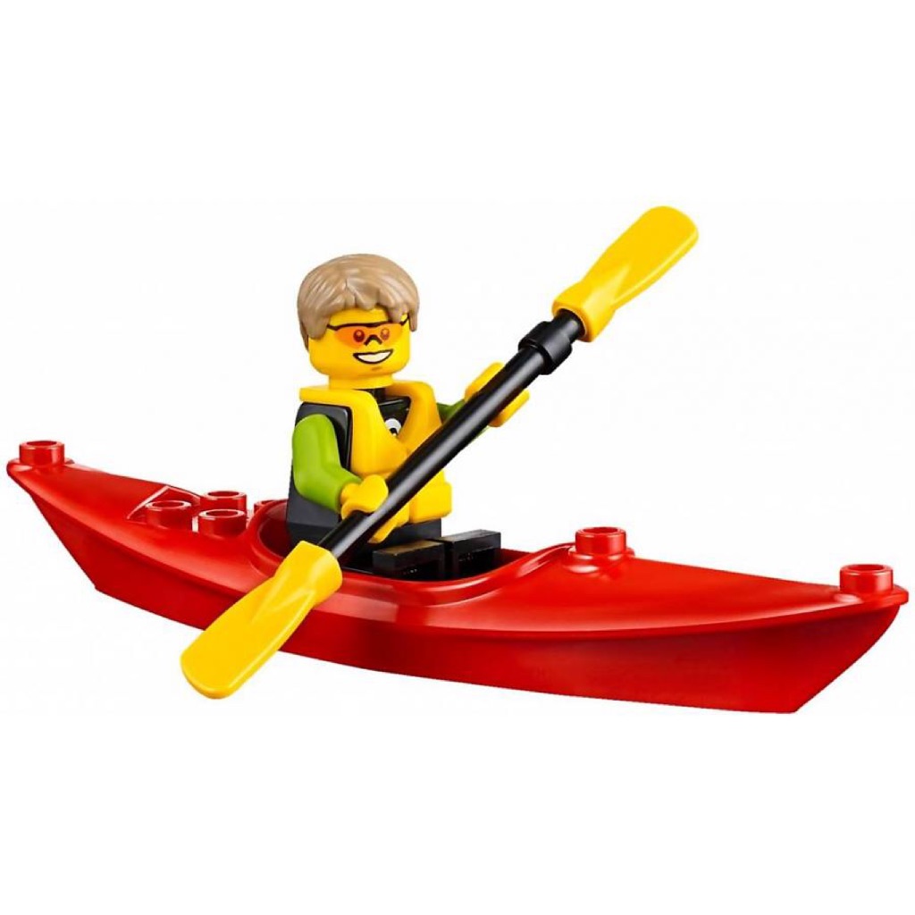 Oar LEGO Pair of White  Minifig Paddle Boat Canoe