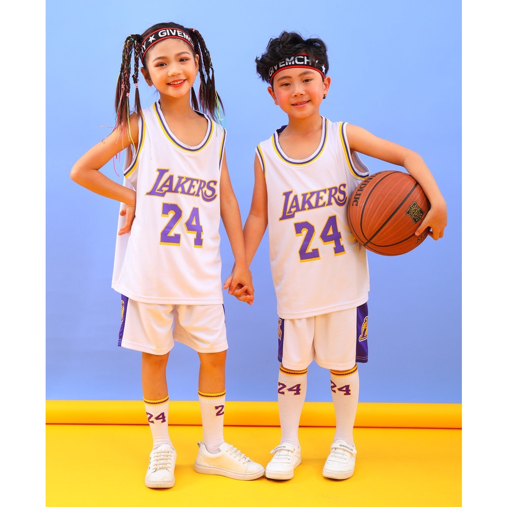 GHJK Basketball Jerseys for Lakers Kobe 24# Neutral-Purple-M Youth College Running Playing Basketball Crew Neck Embroidery hot Pressing Sleeveless Sports top 