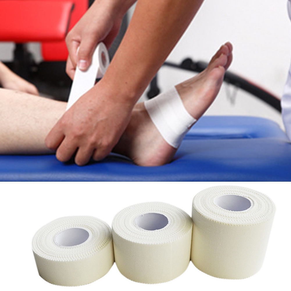 Elastic Adhesive Bandage Sports Wrist Hand Thumb Finger Tape Strap White Shopee Singapore