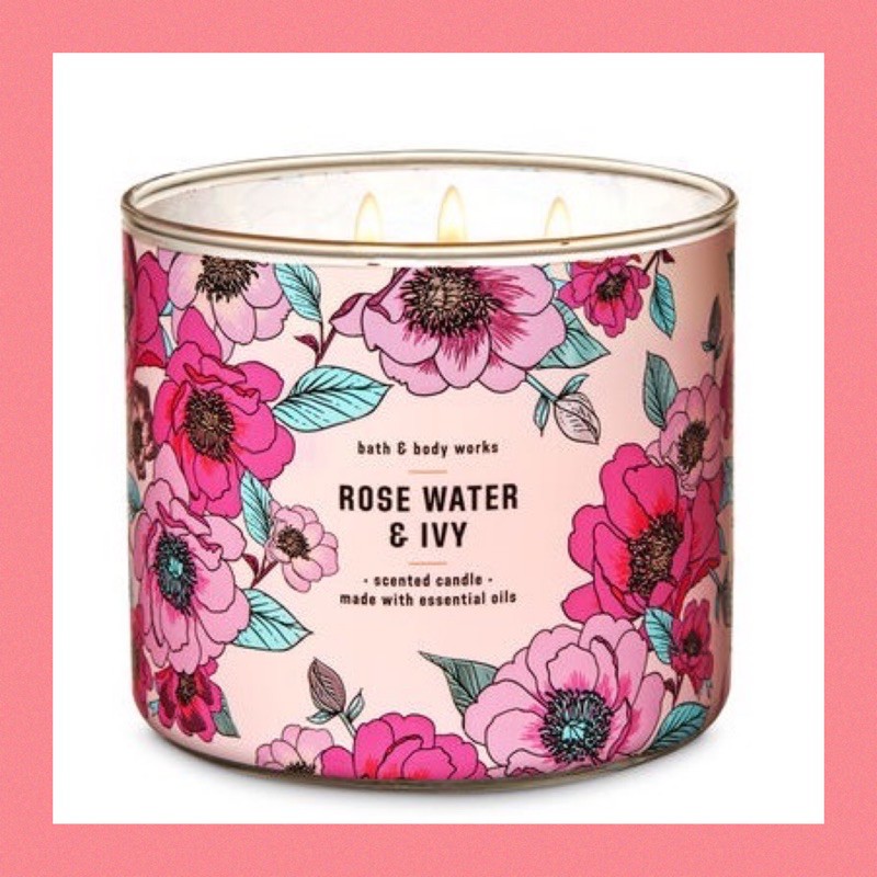 rose water ivy candle bath and body works