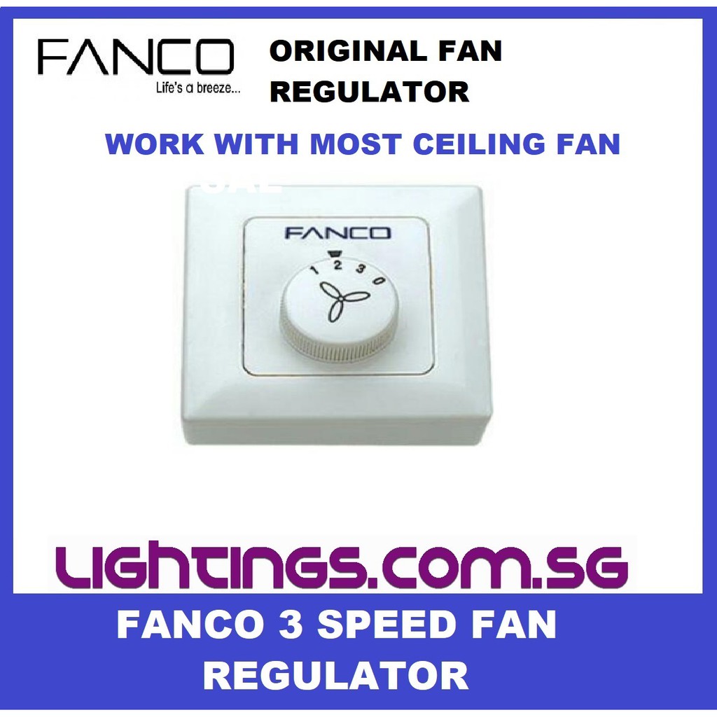Fanco Ceiling Fan Speed RegulatorUniversal Shopee Singapore