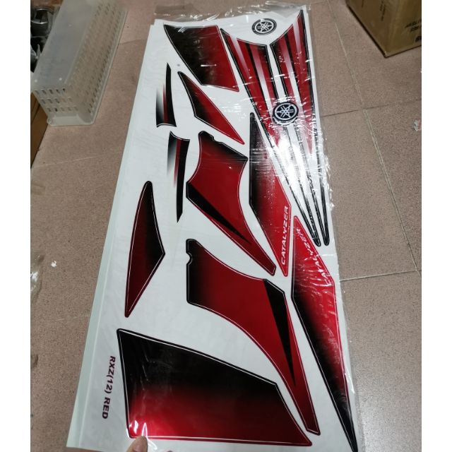 Shop Malaysia Moritaka Sticker Rxz Skala Merah Biru Hitam Normal Moritaka Shopee Singapore
