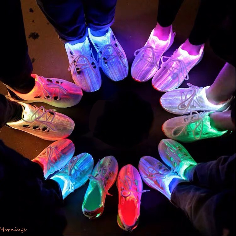 shinmax fiber optic led shoes